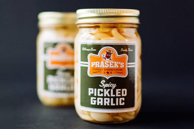 spicy pickled garlic