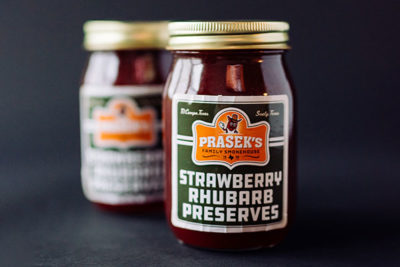 strawberry rhubarb preserves