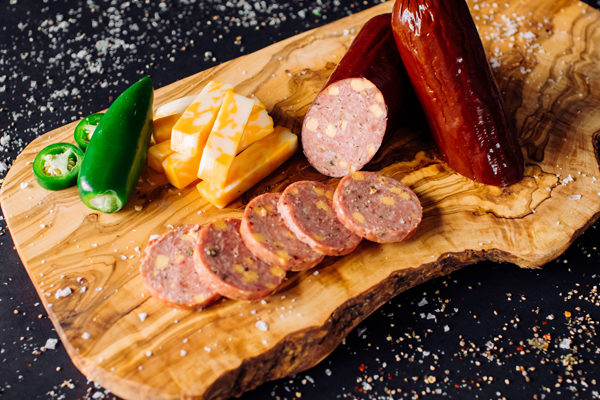Pork & Beef Summer Sausage with Jalapeno & Cheese