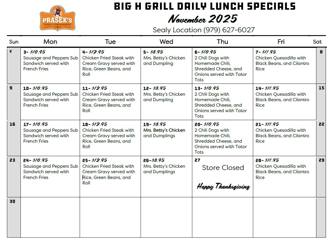 November 2025 - Sealy November 2025 - Sealy