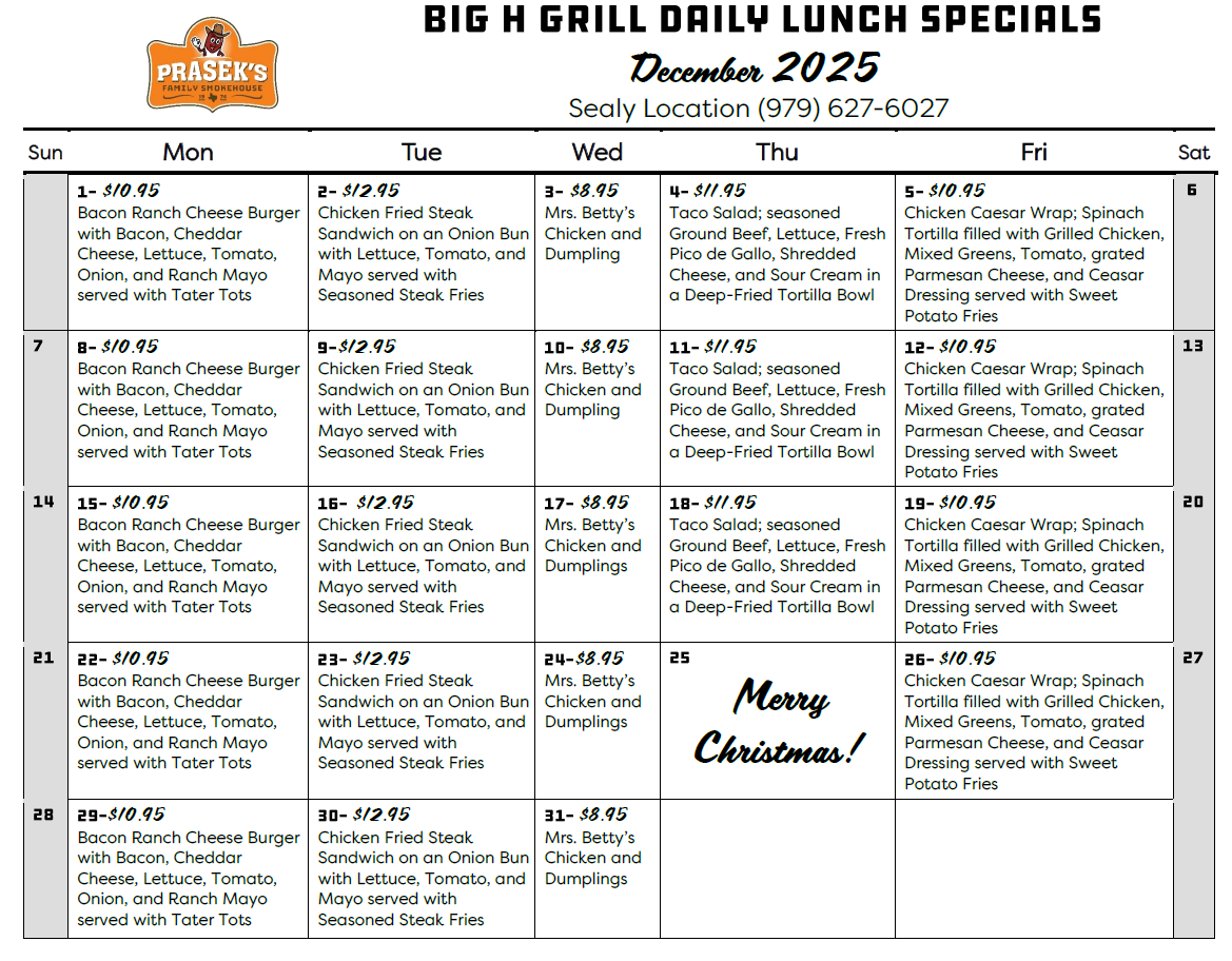 December 2025 - Sealy