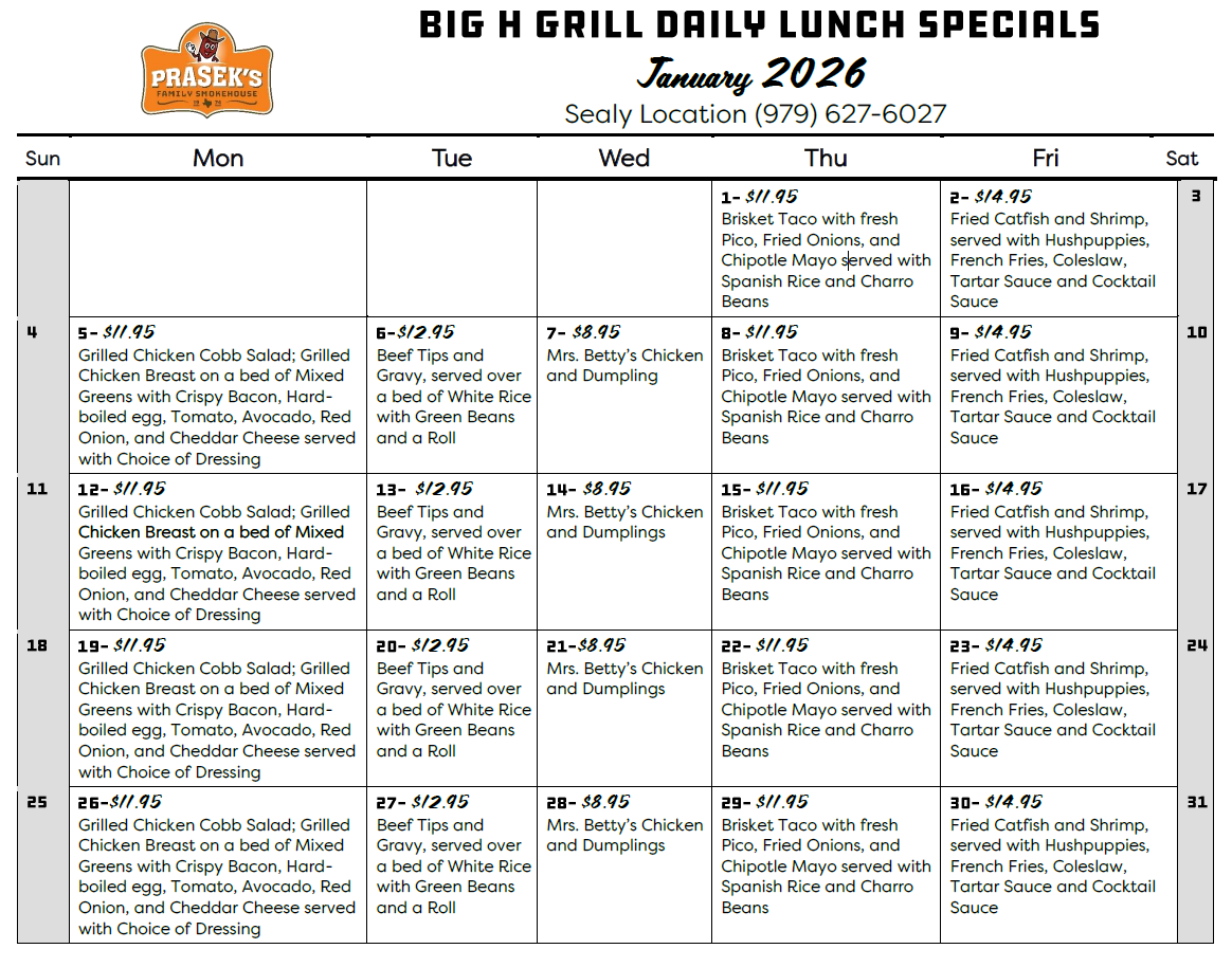 January 2026 - Sealy